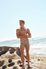 CARIOCA BOY SWIM THONG BLACK ONYX /WHITE